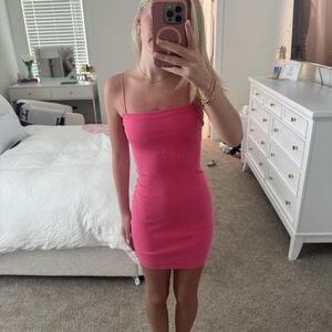 Zara Fuchsia Mini Dress